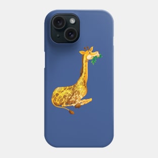 Giraffe Eating Phone Case