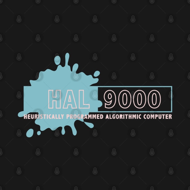 2001 A Space Odyssey Hal Computer Logo by joeysartworld