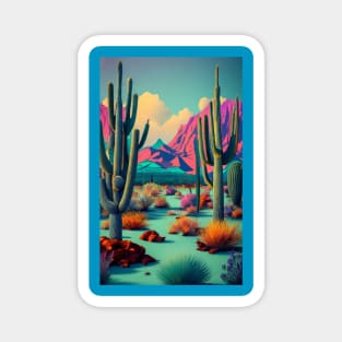 Abstract Desert Landscape Magnet