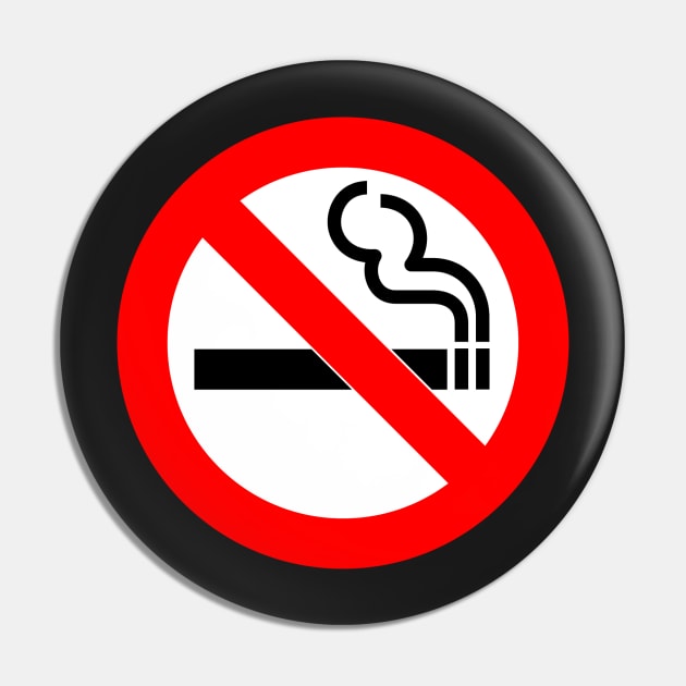 No Smoking Pin by  The best hard hat stickers 