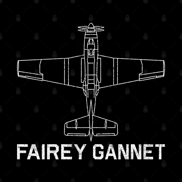 Fairey Gannet Vintage Anti-submarine Warfare Aircraft by Battlefields