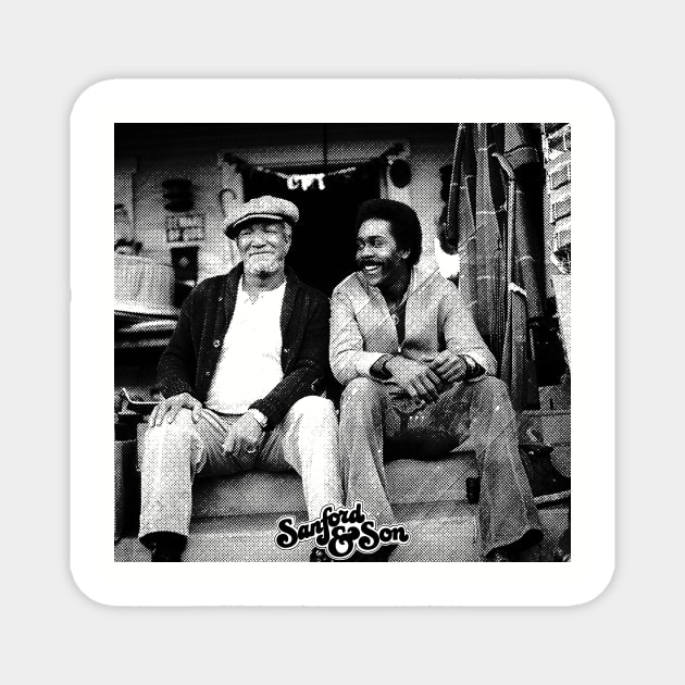 Sanford And Son Retro Vintage X Magnet by Bakul Jenang