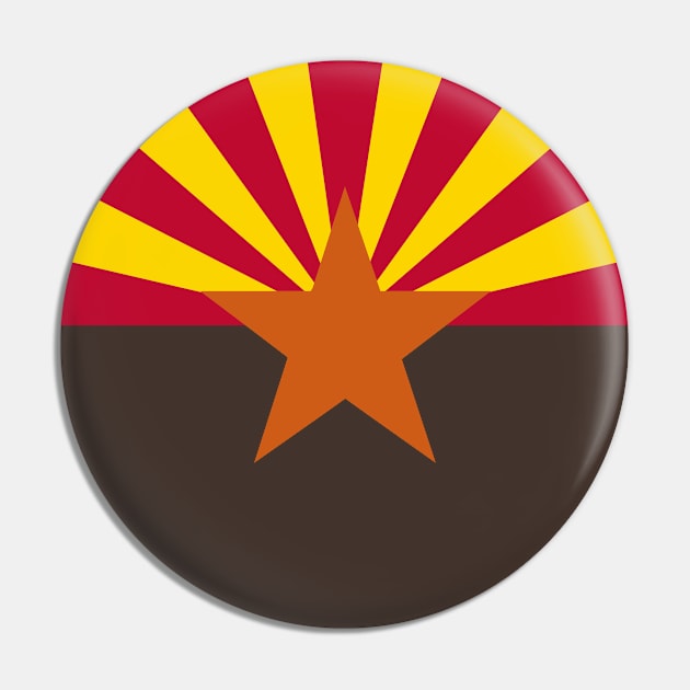 Arizona Flag Pin by Historia