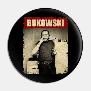 Charles Bukowski - RETRO STYLE Pin