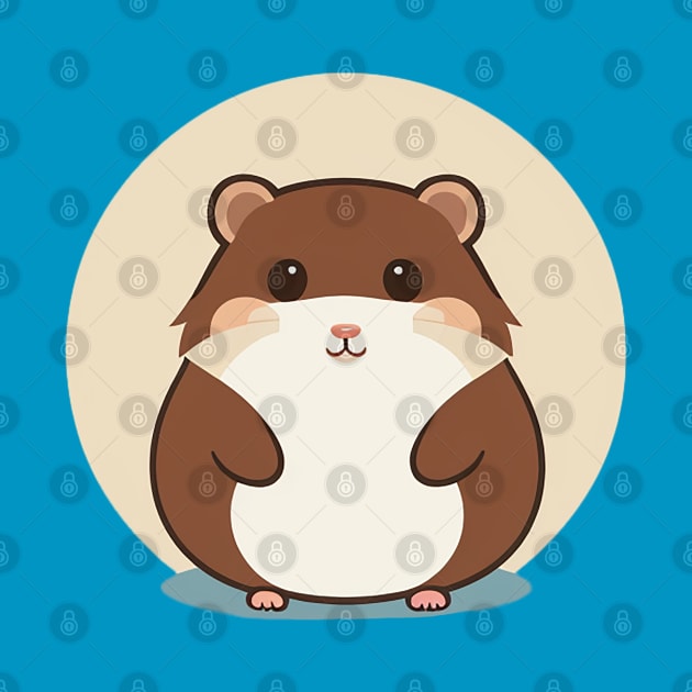 Cute little happy hamster by CursedContent