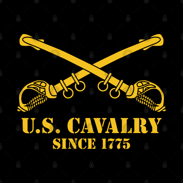 Mod.2 US Cavalry Army Branch Crossed Sabers by parashop