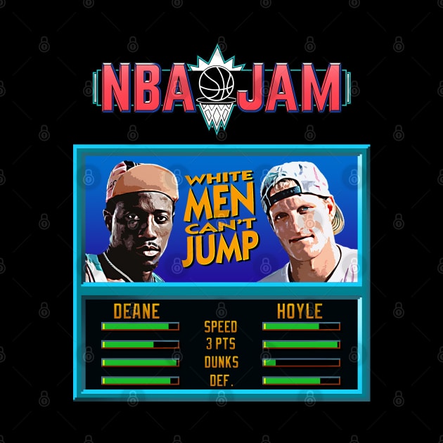 NBA JAM - White men can't jump by Buff Geeks Art