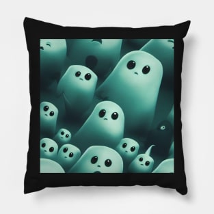 Cute Halloween Ghosts Pillow