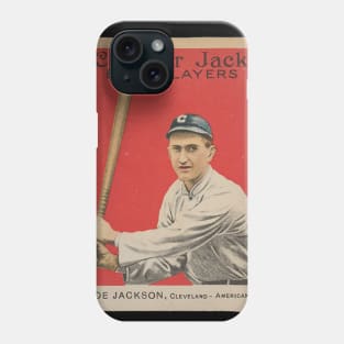 Shoeless Joe Jackson 1914 Cracker Jack Baseball Card Phone Case