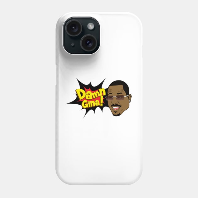 90s sitcom DAMN GINA! Phone Case by Planet of Tees