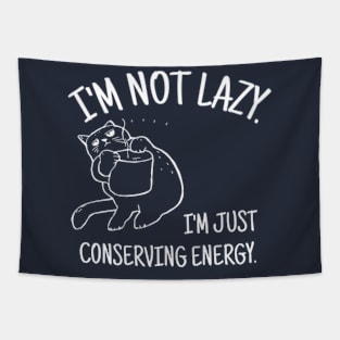 lazy cat Tapestry