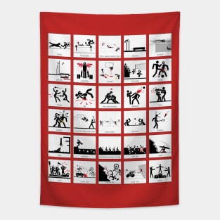 Pulp Sports Icons Tapestry