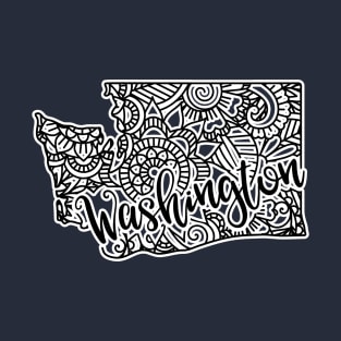 Washington USA Mandala Design T-Shirt