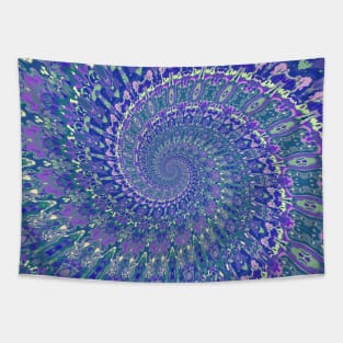 Psychedelic Spiral Mandala Tapestry