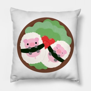 Bento Ham salad lunch Pillow