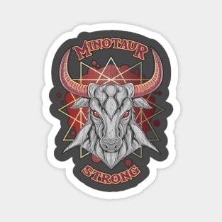 Minotaur Strong for tabletop roleplaying games Magnet