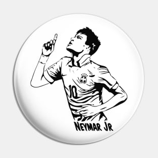 Neymar Jr Football Pin