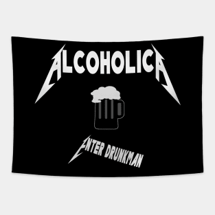 Alcoholica Enter Drunkman Tapestry