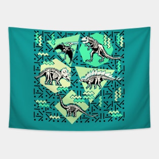 Dinosaur Skeletons Tapestry