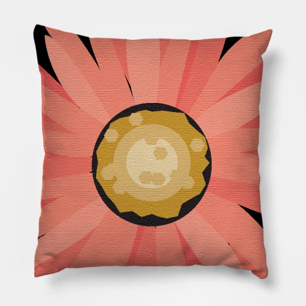 Light Pink Gerbera Pillow by Heartfeltarts