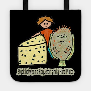 Funny Roquefort Cheese Pun Tote