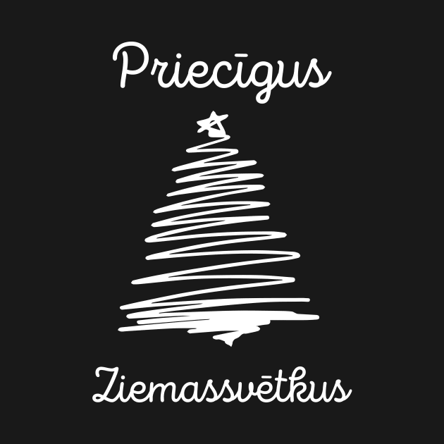 Priecīgus ziemassvētkus latvian merry christmas by LukjanovArt