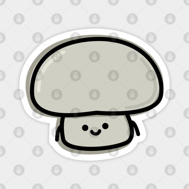 Cute Mushroom Magnet by happyfruitsart