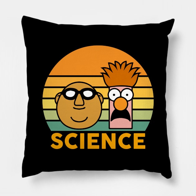 Science - Bunsen And Beaker Pillow by thriftjd