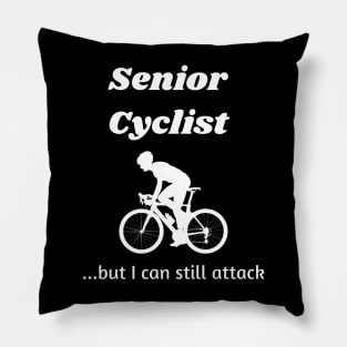 Senior cyclist Pillow