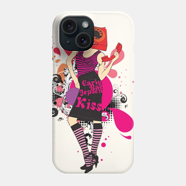 The Kiss Phone Case by kirstiedesign