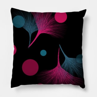 A Blue and Pink Combination Pillow