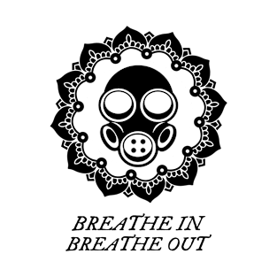 Yoga Breathe Gas Mask T-Shirt