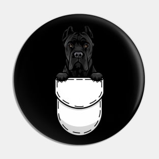 Funny Cane Corso Pocket Dog Pin