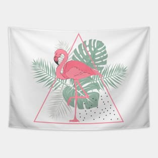 Tropical Flamingo Tapestry