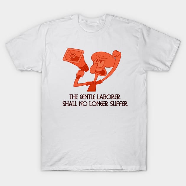 communist Squidward - - T-Shirt | TeePublic