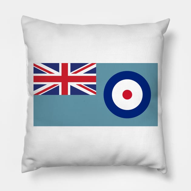 Royal Air Force Ensign Pillow by Wickedcartoons