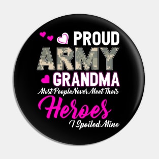 Proud Army Grandma Pin