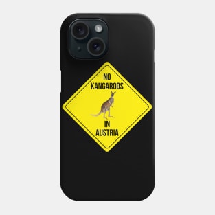 No Kangaroos In Austria Phone Case