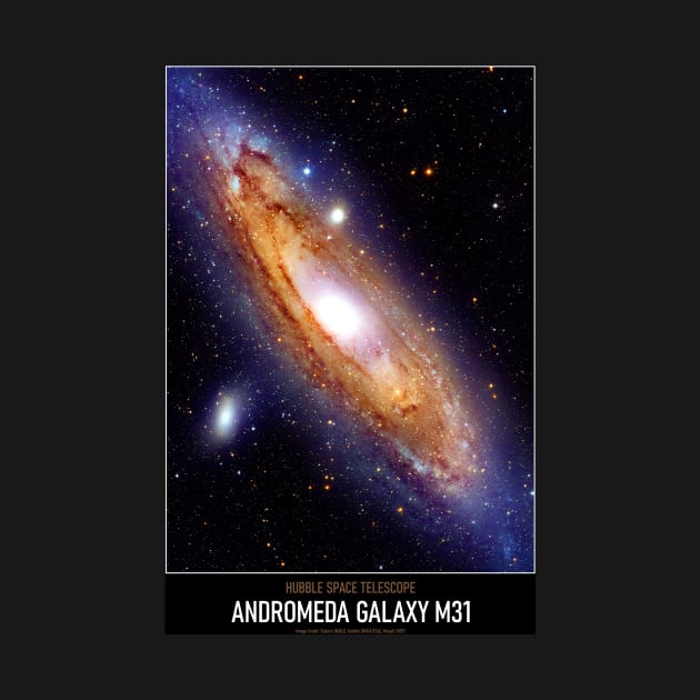 High Resolution Astronomy Andromeda Galaxy M31 by tiokvadrat