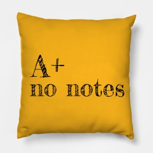 A+ No notes Pillow