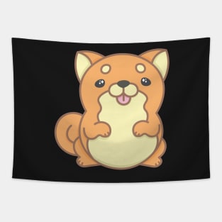 Chubby shiba inu Tapestry