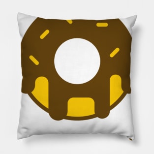 Will Run For Donuts Pillow