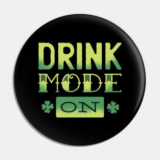 Drink mode on shirt Pin