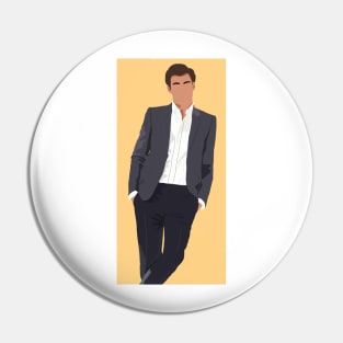 Carlos Sainz in a suit Pin