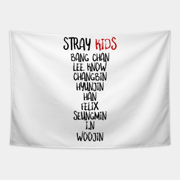 Stray kids tapestry top
