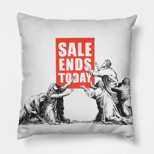 Banksy Sale Ends Today Pillow