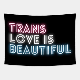 Trans Love Is Beautiful (Small) - Trans Pride Tapestry