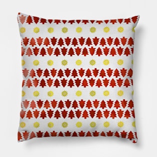 RED Christmas Tree Pillow