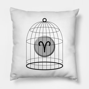 Aries Stellazzio In a Cage Pillow