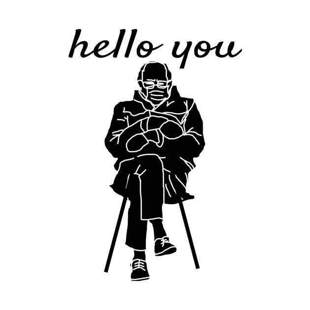 hello you cool funny design by summerDesigns